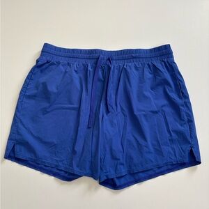 Bear Bottom Athletic Men Lined Shorts Bright Blue Size Large 5.5” Inseam